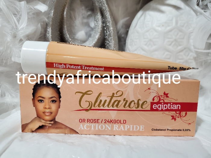 Abebi white Gluta Rose Egyptian 24k gold. body & face cream. x 1