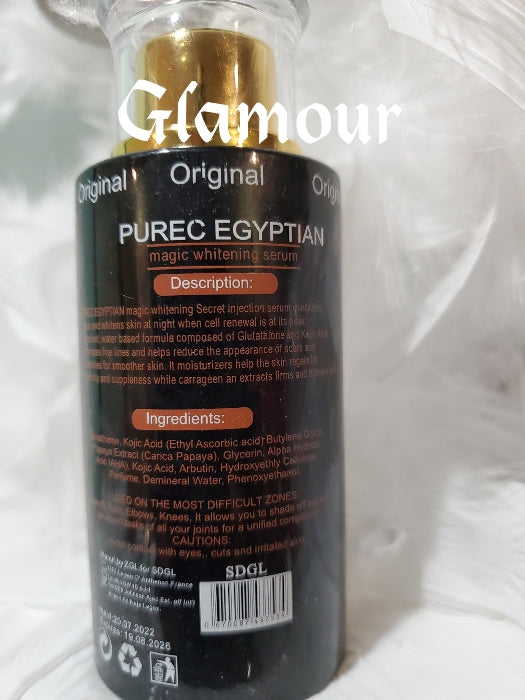 Skin Doctor paris almond Injection Half-cast whitening body lotion 400ml PLUS purec egyptian halfcast ORGANIC formula serum 120ml Your skin will thank you!!