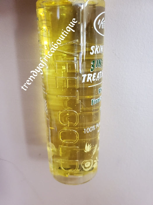 Veet gold 3 in 1 face & body treatment serum/oil and veet gold whitening body scrub 500g jar