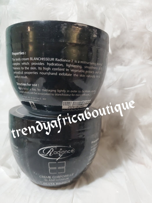 Another banga: 2 cup RADIANCE 7 body cream 300mlx 2. gluta & kojic acid with fruit extracts.2jar sale