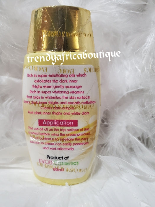 EVOB Dark inner thighs & under arms therapy. 💯 natural exfoliating essential oils /cream mix. 50gx1 💯 satisfaction