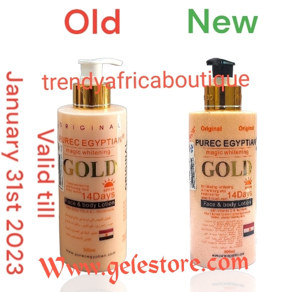 Original Purec Egyptian magic GOLD with egg yolk for face & body 300ml ,purec serum, face cream and soap Formulated with turmeric and vitamins C. Hydroquinone free!!