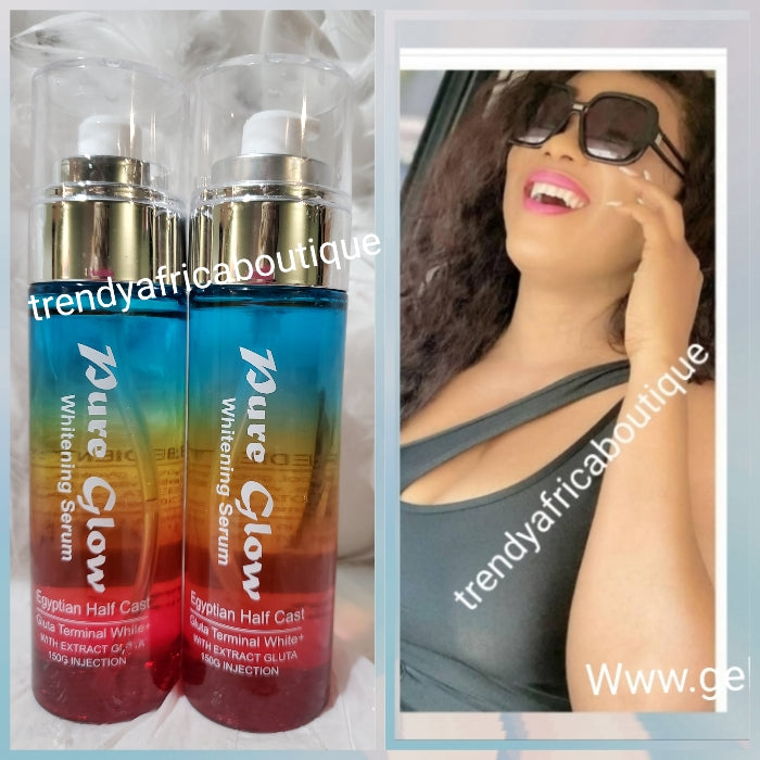 Pure Glow whitening serum/oil. Egyptian halfcast gluta terminal white+   Trendy Africa Boutique