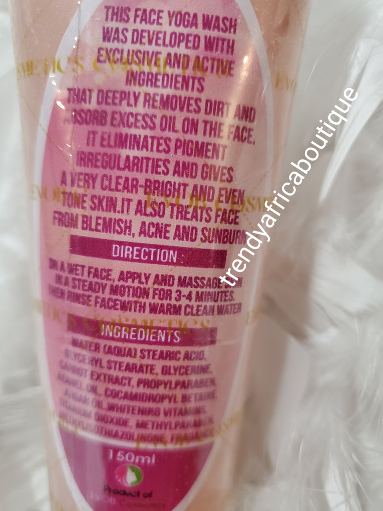 2 n 1 Evob costmetics British White Royal Solution innovative Face cream exclusive maxi white 75g jar PLUS British white face yoga wash. Irresistible glow