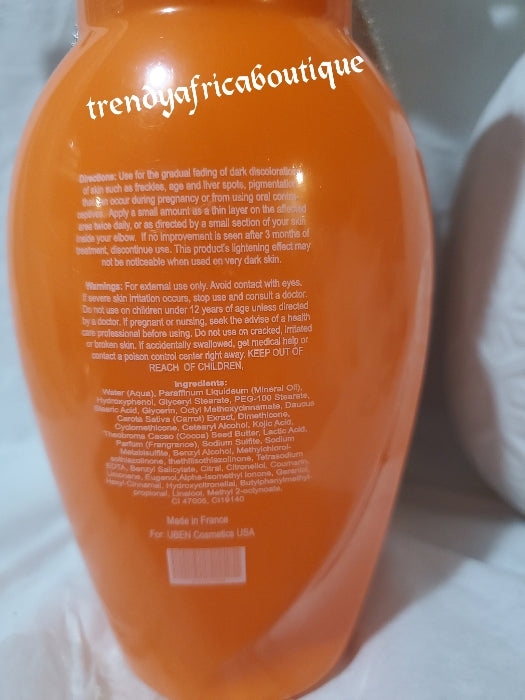 2-in-1-Kombination aus Gluta Diamond VIP Skin Care 3X Whitening Carrot Body Lotion. Natürliche Haut mit Lichtschutzfaktor 50, 500 ml x 1 und reiner ägyptischer Zauber-Körperwäsche, 1000 ml x 1