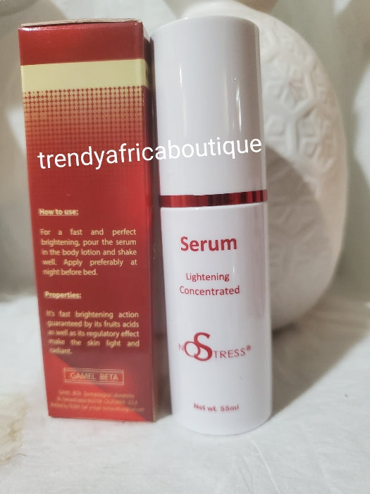 Fast & PERFECT BRIGHTENING: NO STRESS Lightening concentrated SERUM 55mlx 1. SMALL MIRACLE! Mix with body lotion or cream