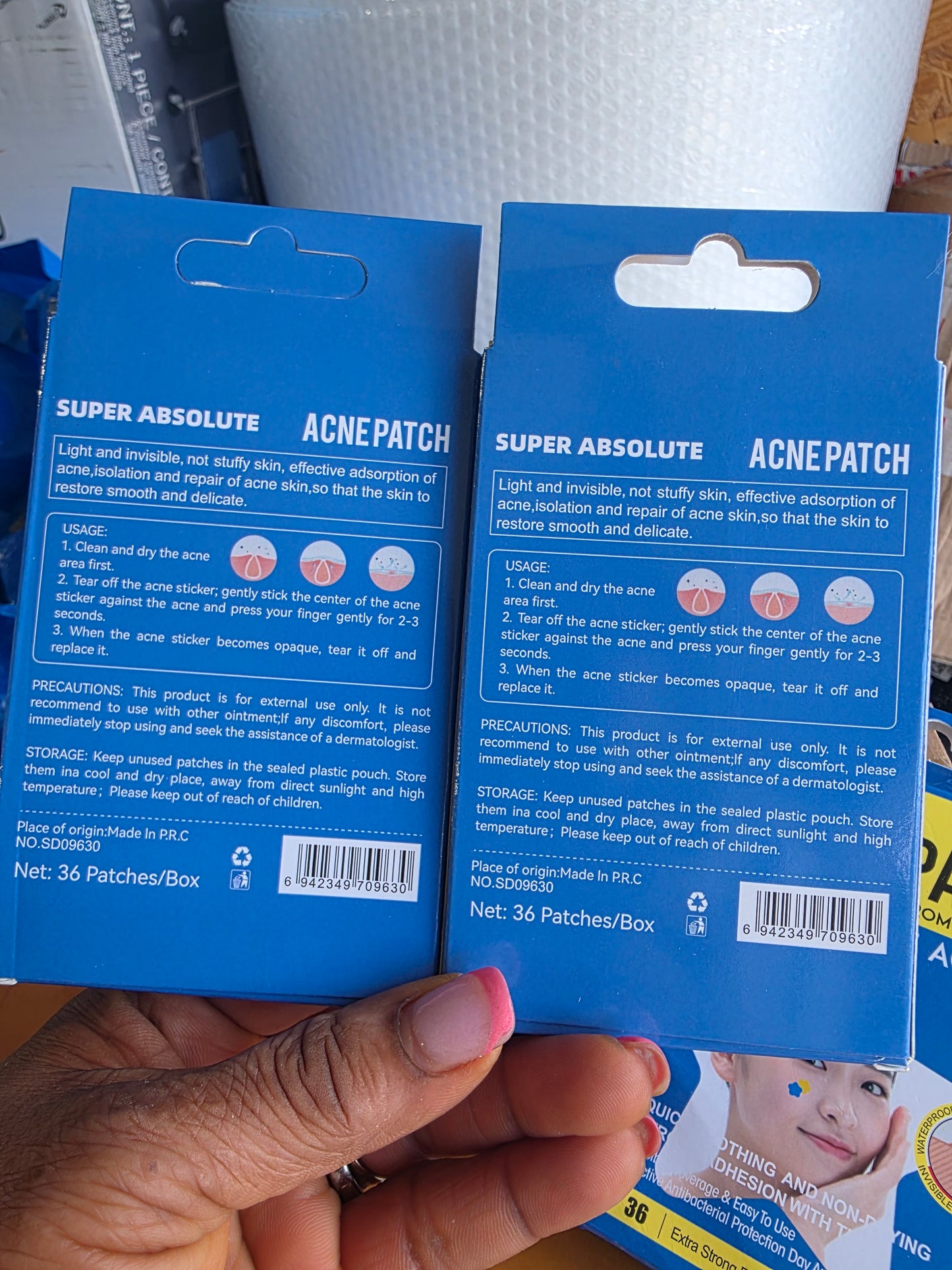 Super absolute Acne patch repair acne skin & promotes healing with salicylic acid. 36 patches waterproof.  1 pack sale