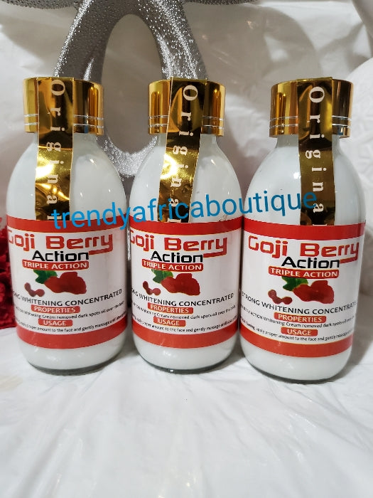 Goji Berry Triple action Strong whitening serum 100mlx 1  For all skin types. 100% satisfaction