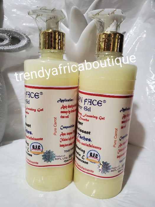 5pcs. Combo set: Original Golden face beauty milk 250ml, face cream,new pack serum 60ml,essential oil, & shower gel 500ml set for all skin type.