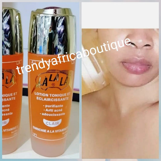 Lalala tonique anti acne and black spots face cleanser/lotion 100ml x 1.