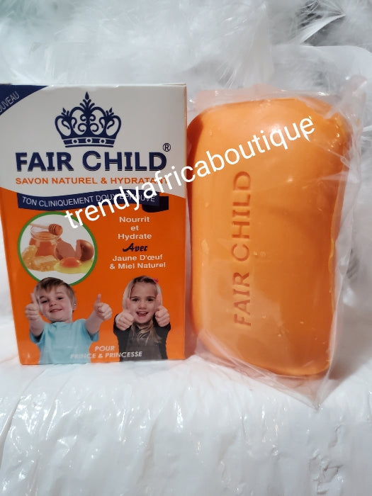 X3 soap: Fair child clinically mild toning soap with egg yolk and honey. 200g soap x 3 sale