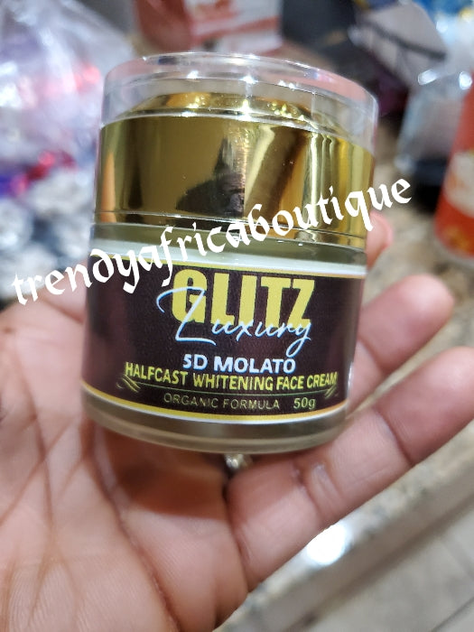 X 2 jar BANGA FACE CREAM;  GLITZLUXURY 5D molato Halfcast whitening face cream 50gx1.3 shade white!!! Anti Sun burn, anti ageing etc. 💯 satisfaction!!