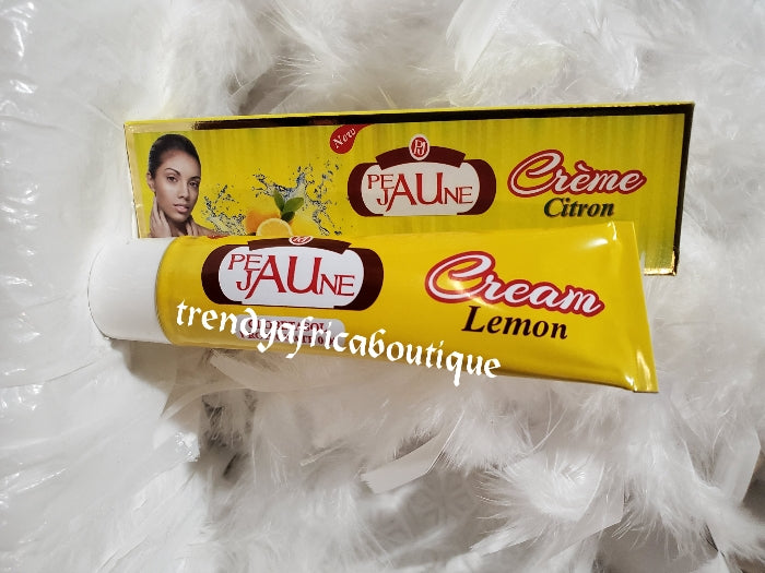 x6 tubes Peau Jaune cream with LEMON extracts 50g. Mix with lotion or face cream. Wholesale deal