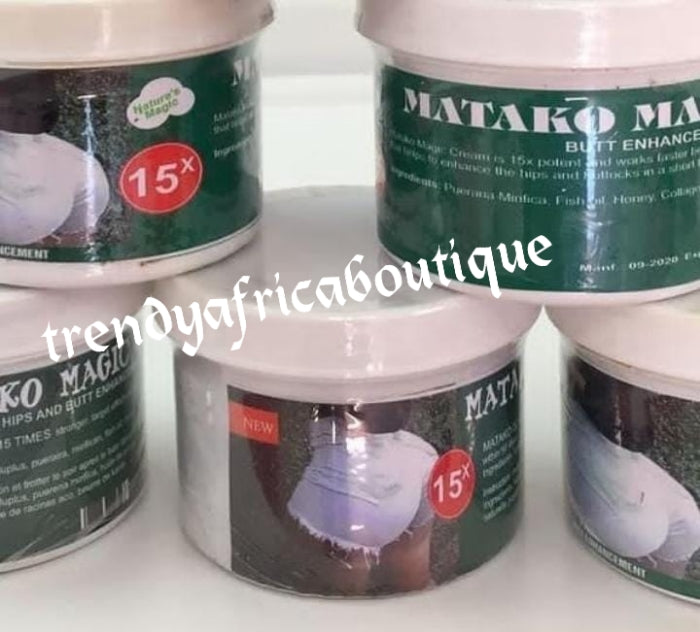 MATAKO MAGIC CREAM. HIP AND BUTT ENHANCEMENT 15X. All natural root ingredients