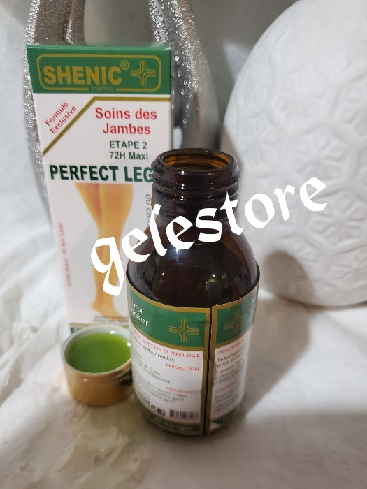 Shenic Perfect Legs Stage 2 Green color exclusive formula 72hr action. Best oil for promising your lotion. It helps protect your skin from adverse effects of whitening agents such as green veins, spider veins stretch marks etc.3 days action.