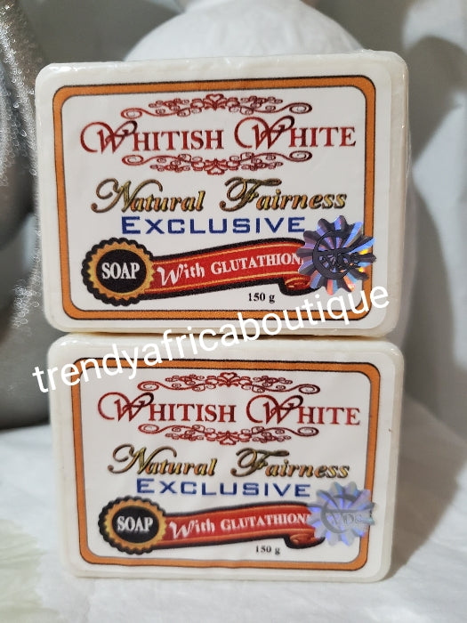 Whitish White  natural fairness Exclusive glutathion soap 150gx1