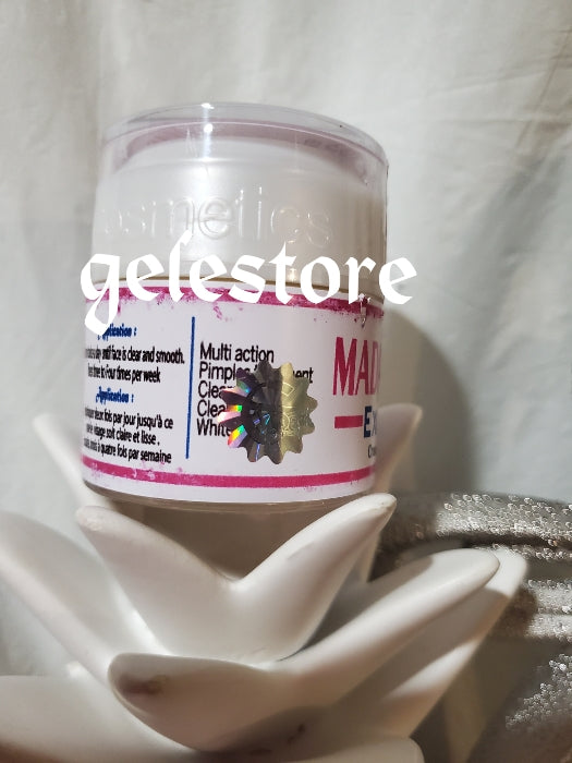 X 3 Gläser Großhandel Original Madam White Exklusive aufhellende Gesichtscreme für empfindliche Haut. Neues Paket. 60g Multi-Action: Pickel- und Aknebehandlung