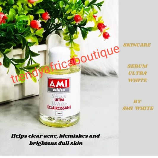 AMI (AMOS WHITE) White ultra ecclaircissant PARIS serum/oil 30mlx 1. Brighten dull skin, Clears acnes and scars. Use ONLY AT NIGHT