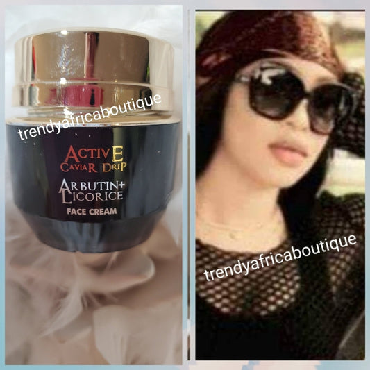 Active Caviar drip face cream .arbutin + licorice. Anti scars, marks & stains.