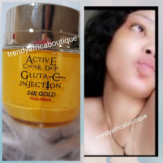 Active Caviar drip gluta-injection 24k Gold face creamn. 50g x 1. Gluta terminal white Plus