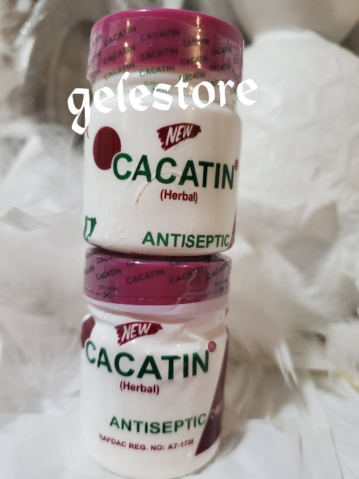 X1 jar cacatin herbal antiseptic cream skin & hair 100g jar x 1, razo bumps and more etc