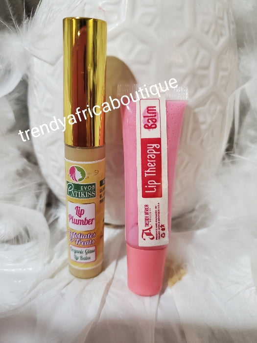 Evob PATIKISS lip plumber exfoliates and treat crack discolored lips 💋 + trendy PINK LIP Therapy balm 100% satisfaction