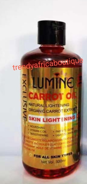 Exclusive Lumine carrot Lightening body oil, natural fairness skin Glowing with Vitamin C 300ml x 1