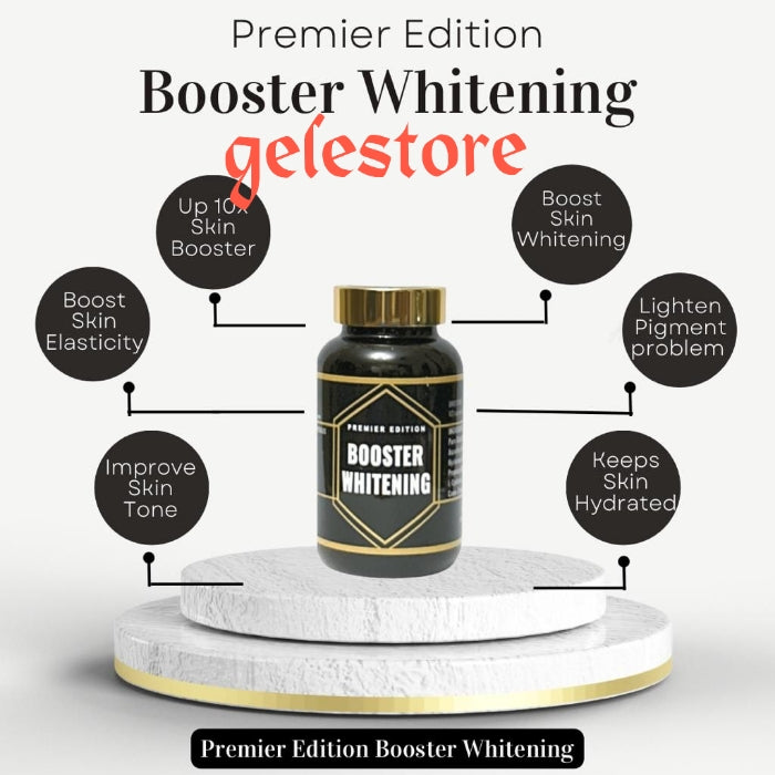 Glucenta diamond Premier Edition BOOSTER whitening supplements. Skin Whitening glutathion + ascorbic acid efective booster with any whitening supplements 50 capsules each in each bottle. Price per bottle