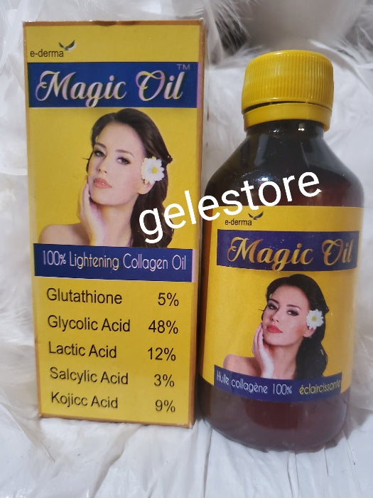 Magic oil 100% strong lightening concentrated collagen serum/oil. 125mlx1!