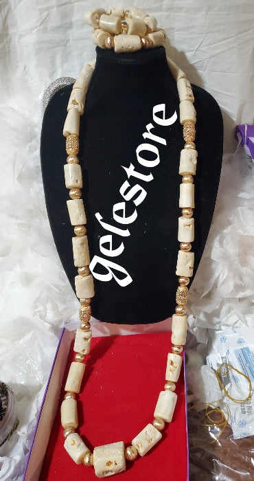 White coral necklace on sale prices