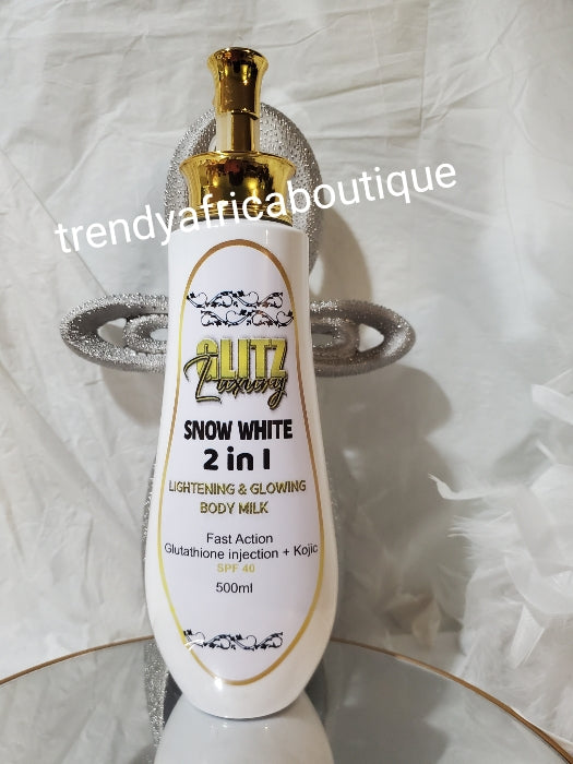 5pcs Set:Glitzluxury Snowwhite anti-aging body lotion, Serum, snow whi Trendy Africa Boutique 5pcs Set:Glitzluxury Snowwhite anti-aging body lotion, Serum, snow whi Trendy Africa Boutique