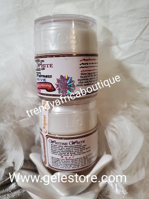 Whitish white natural fairness exclusive face cream with glutathion, collagen. 60g x1 oshaprapra. NEW JAR