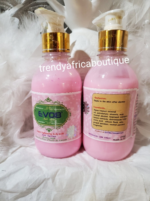 Sale: 2 lotion & 2 serum; Evob multi action body lotion,  Nourishes, super lightening anti blemishes and anti pigmentation combo. FOR SENSITIVE SKIN