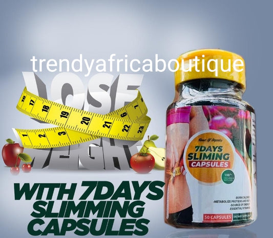 Organic 7 days slimming capsule. 50 per bottle. Nutritional supplements burn calorie fast. Loose weight fast