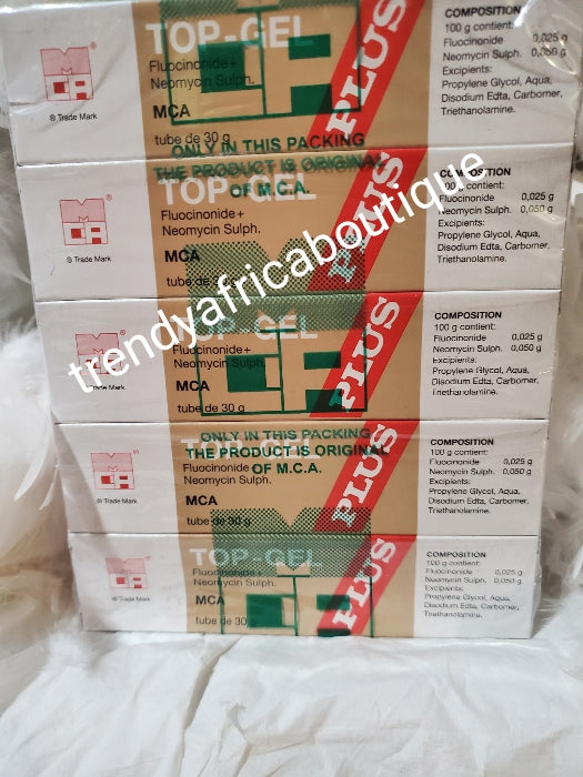 Original Top gel  MCA PLUS tube cream 30g x 1 price is for one. FAST ACTION CREAM