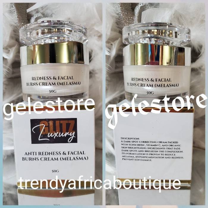 GLITZLUXURY EXKLUSIV gegen Rötungen und Sonnenbrand. Aufhellende Gesichtscreme. Anti Malasma. Super wirksames, schnelles ACTIO👌. Jetzt größeres Glas 50 g x 1