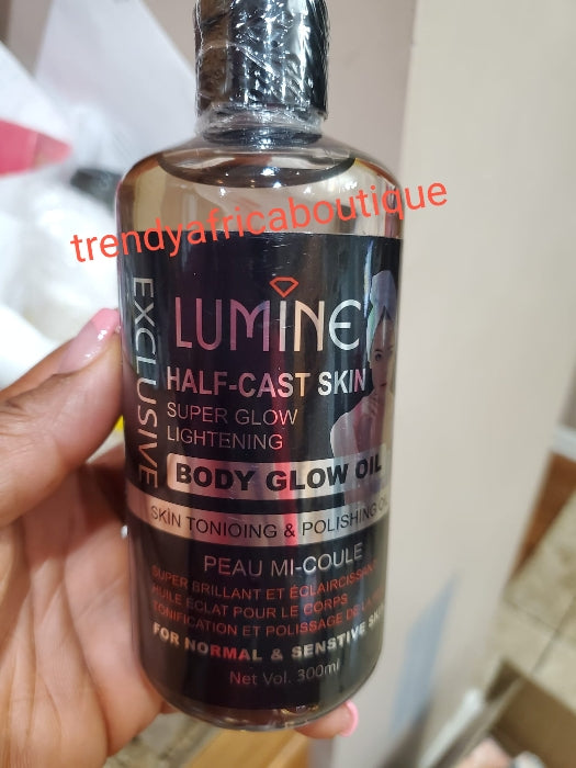 3pcs set: Lumine half cast lightening and toning body lotion, lumine half-cast oil face & body  1 lumine soap face and body soap