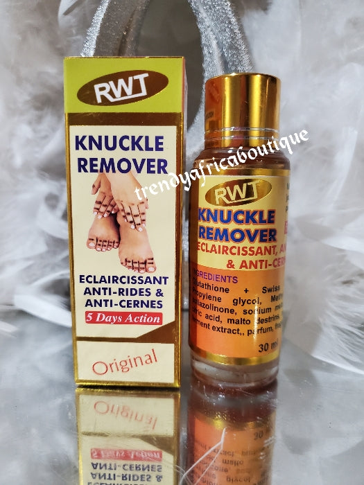 RWT Strong black knuckle remover serum/oil. Anti dark spots & blemishes. 30ml x 1 bottle sale. 5 days action. ORIGINAL