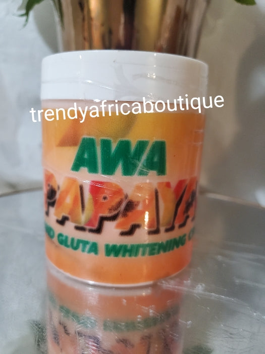 Authentic AWA papaya, AHA & Glutathion whitening body cream.  200g jar X1.  Can be use as a base for pro-mixing