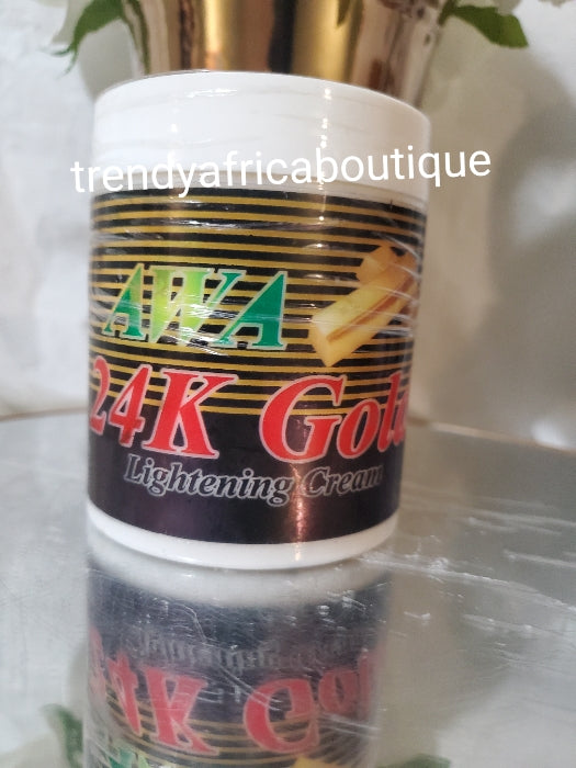 Authentic AWA 24k Gold lightening body cream 200g jar X1. Can be use as a base for pro-mixing