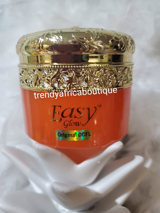 Easy glow egyptian lightening and toning face cream with glutathione and carrot oil. Anti facial burn and spots 80g
