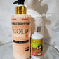 Original Purec Egyptian magic whitening Gold body lotion with egg yolk, + Egyptian whitening serum with argan oil SPF 70. Combo