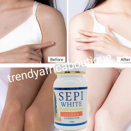 SEPI WHITE STRONG Whitening power corrector powder. 100g x 1  for skin whitening and firmness Super effective.