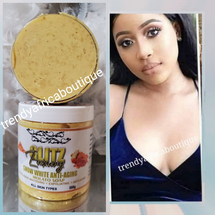 2pcs BANGA!! Glitzluxury Snowwhite anti-aging Molato Soap, & 10D Ri Trendy Africa Boutique 2pcs BANGA!! Glitzluxury Snowwhite anti-aging Molato Soap, & 10D Ri Trendy Africa Boutique