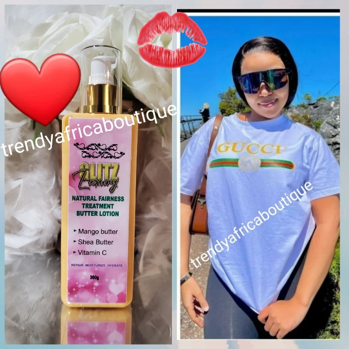 2pcs🔥 Glitzluxury 5D molato soap & Glitzluxury NATURAL FAIRNESS TREATMENT BUTTER LOTION With Mango & Shea butter, vitaminC, kojic acid, almond oil for skin repair & glowing, hydrates and protects your skin from whitening agents.300ml x 1👌💯🔥