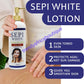 4pcs set SEPI WHITE STRONG Whitening Corrector body lotion, face cream, soap &  sepi concentrated serum. Dark spot corrector serum Super effective