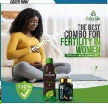 2pcs. Combo sale SPIDEX 20 anti aging, hormonal balance supplements for women's health  30 per bottle x 1 bottle PLUS FAFORON DRINK 540ML X1