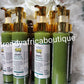 4pcs set. Double power 💪💪Glitzluxury body repair treatment oil + veetgold tea tree and green trea treatment scrup + 2 bar soap of Varicose vein control soap