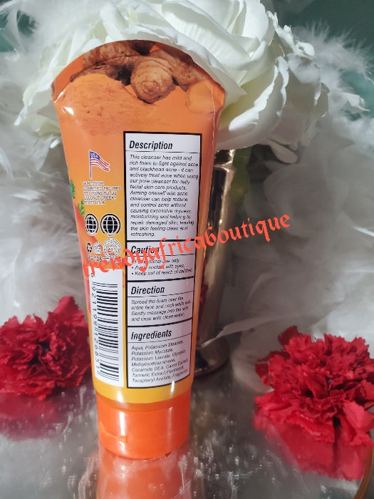 X 1 VeetGold turmeric whitening Expert foaming face wash. 2in1 formula. 100% natural organic formula. 200g x 1 & price is for one .