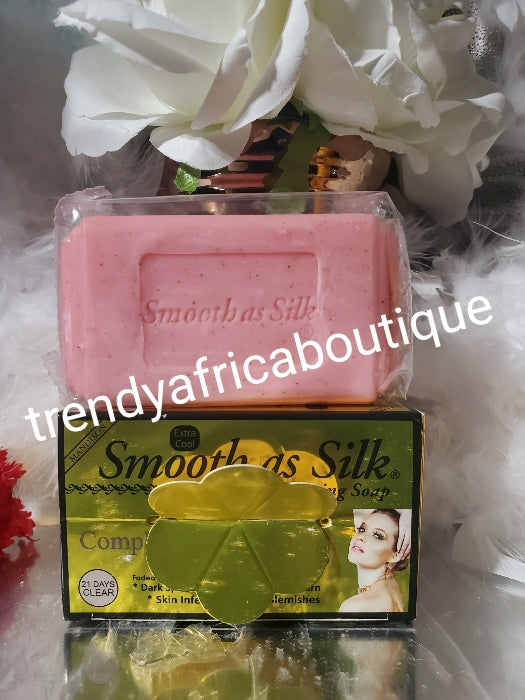 AUTHENTIC Smooth As silk exfoliating complexion toning soap. Anti stretch marks, dark spots, sun burn & more. 200g x 1💯satisfaction